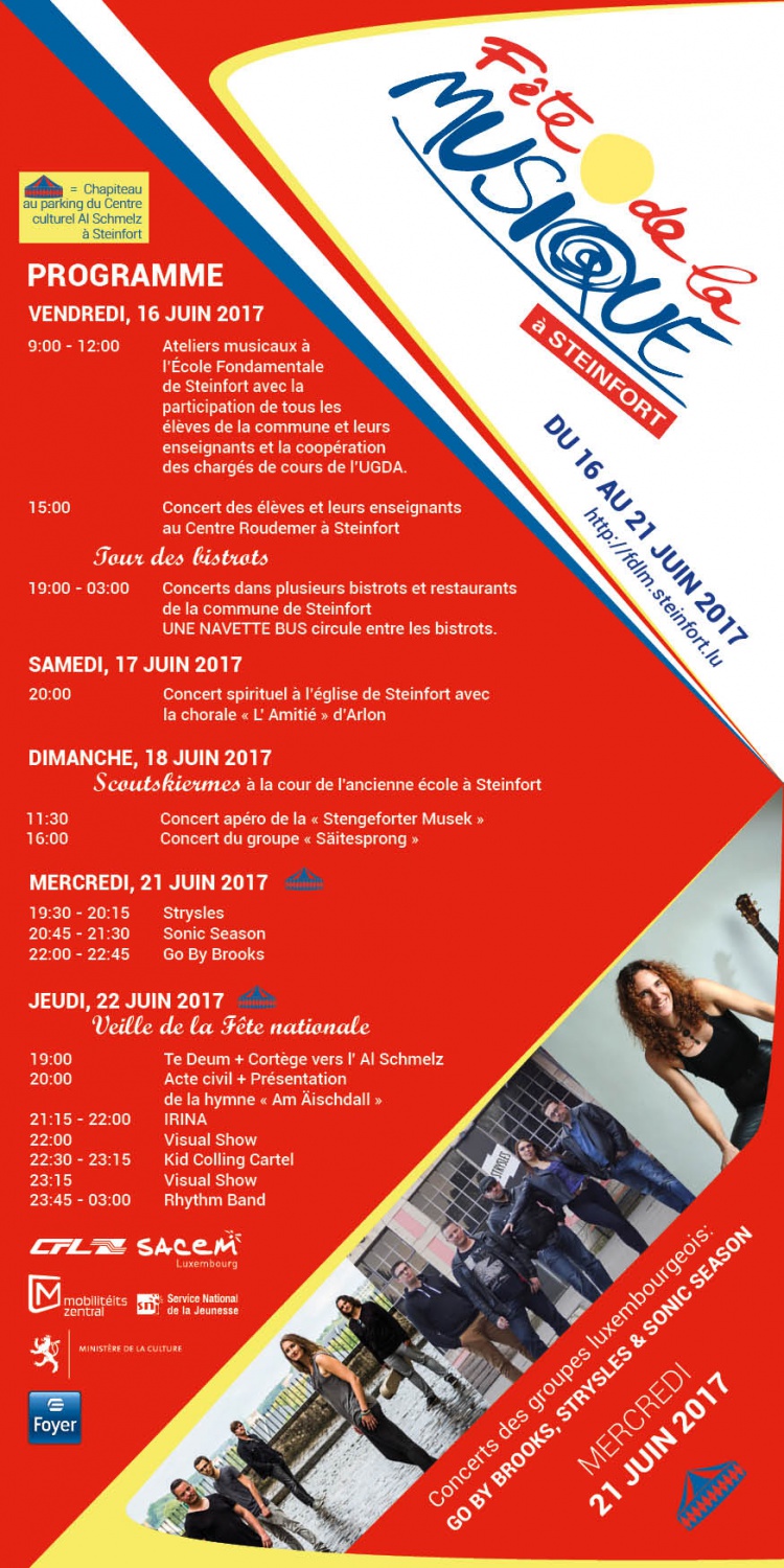 Flyer Fête de la Musique Flyer Fête de la Musique
