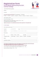 EN - Registration form at the Maison Relais for summer holidays 2023
