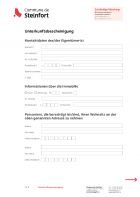 DE - Unterkunftsbescheinigung (certificat d