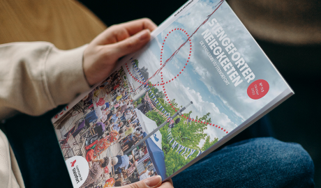 Hand Held Magazine Mockup horizontal