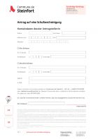 DE - Antrag auf eine Schulbescheinigung