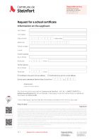 EN - Request for a school certificate