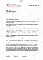 Arrêté selon loi PN PAG