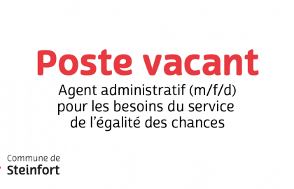 Facebook Post poste vacant égalité des chances Zeichenfläche 1