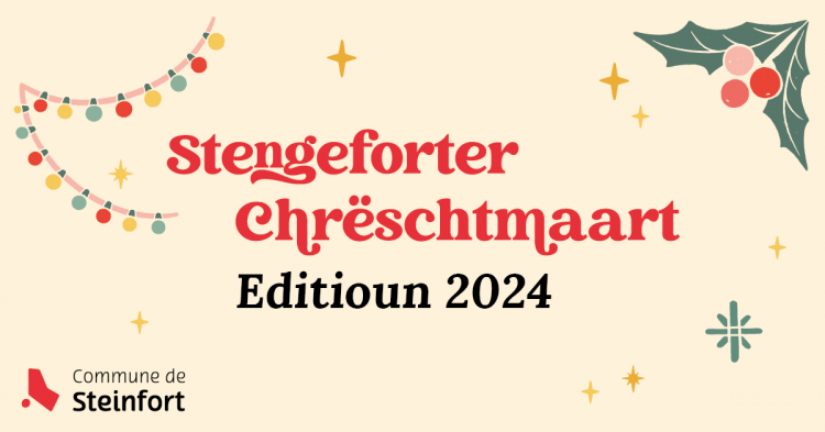 Stengeforter Chrëschtmaart2024 Neien Formulaire FB Post Plan de travail 1