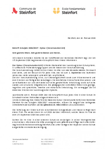 DE Lettre Formulaire d