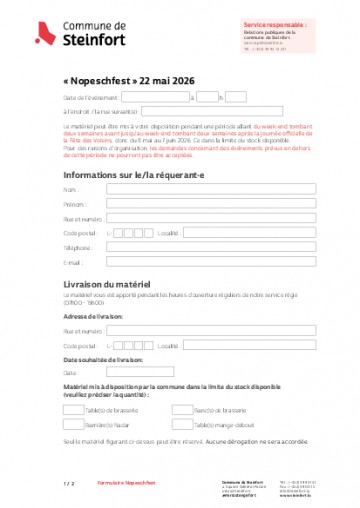 FR - Formulaire Nopeschfest Fête des voisins matériel