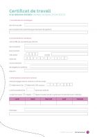 FR - Certificat de Travail pour l