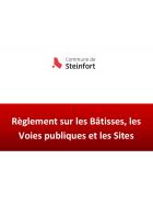 Règlement sur les bâtisses, les voies publiques et les sites