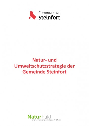 Natur- und Umweltschutzstrategie der Gemeinde Steinfort