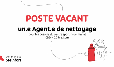 2024 06 26 Job AgentNettoyage Centresportif