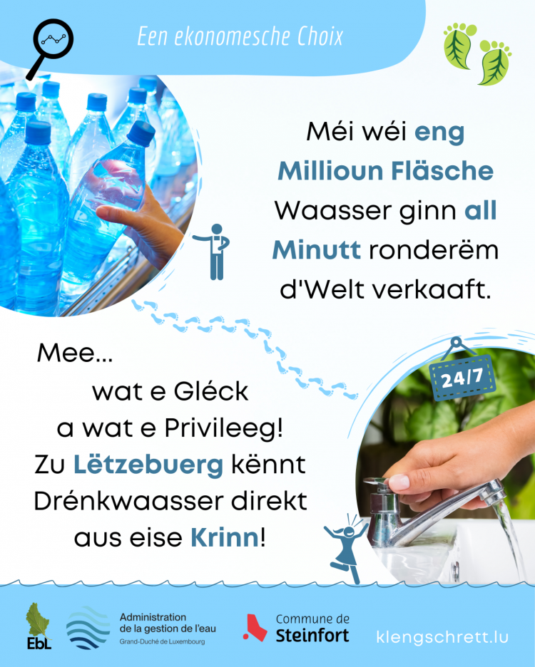 Kleng Schrett Waasser schätzen FAKT 9 FR