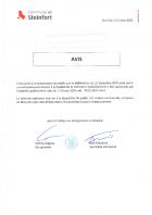 Avis au public - approbation redevance assainissement