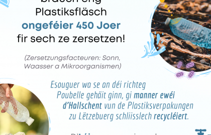 Kleng Schrett Waasser schätzen FAKT 7 LU
