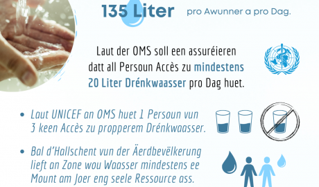 Kleng Schrett Waasser schätzen FAKT 11 FR