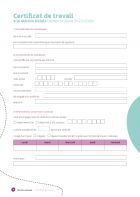 FR - Certificat de travail pour l