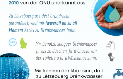 Kleng Schrett Waasser schätzen FAKT 13 FR