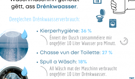 Kleng Schrett Waasser schätzen FAKT 16 FR
