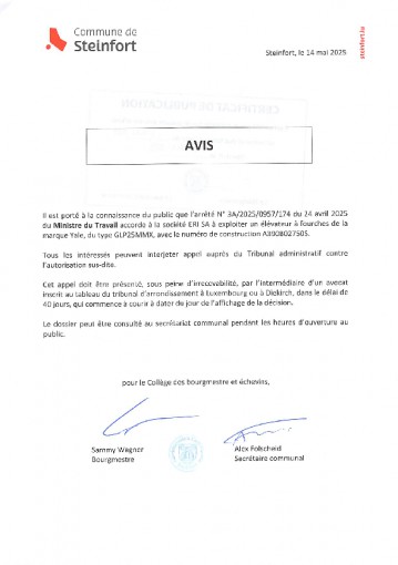 Etablissements classes -Arrêté n°3A-2025-0957-174
