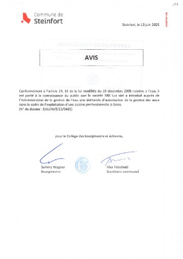 AGE - demande n°EAUAUT250482