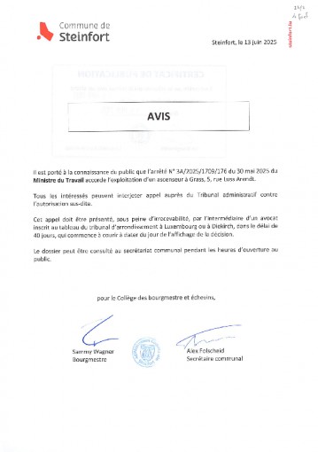 Etablissements classés - arrêté n°3A20251709176