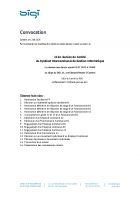 Convocation - Séance du Comité 222 - 01072025 1700