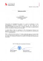 Avis au public Modif. ponctuelle PAP Kräizheck