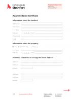 EN - Accommodation Certificate (certificat d