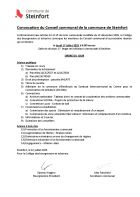 CC170725 - Convocation Conseil communal
