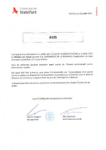 Etablissements classés - Arrêté n°3A20251913188