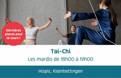 Fb Post - places disponibles cours - Tai-Chi