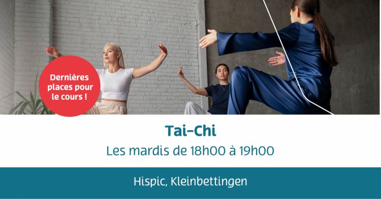 Fb Post - places disponibles cours - Tai-Chi