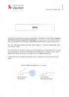 Avis au public 40 jours 1240420