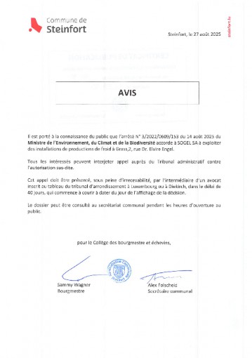 Avis au public 40 jours 320220609153
