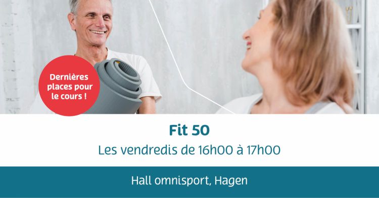 Fb Post - places disponibles cours - Fit 50