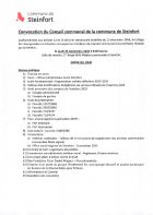 Convocation CC séance du 25 septembre 2025