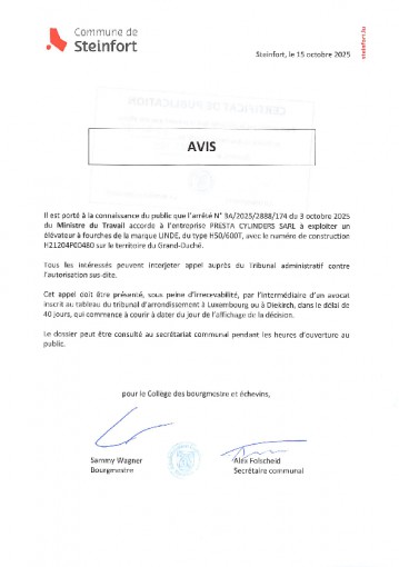 Etablissements classés - arrêté n°3A20252888174