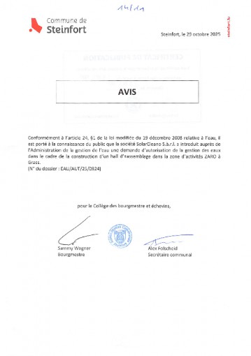 AGE - Demande n°EAUAUT250924