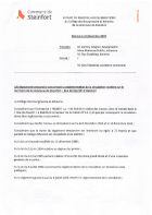 Règl. temp. de la circulation - Rue de Koerich à Steinfort