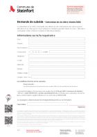 FR - Subvention de vie chère 2026