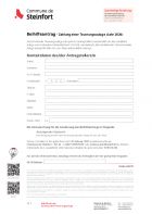 DE - Beihilfeantrag - Zahlung einer Teuerungszulage (vie chère) 2026