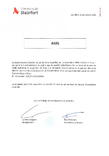 AGE - demande n°EAUAUT251206