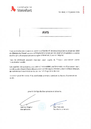 Etablissements classes - Arrêté n°3A20253162184