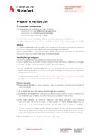 FR - Préparer le mariage civil