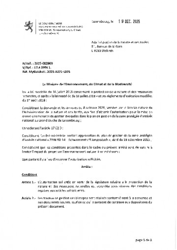 ANF - arrêté n°2025-002809