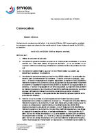 Convocation Comité 20.04.2026