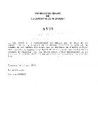 Syndicat de chasse - Avis