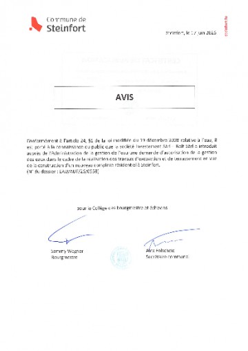 AGE - Demande EAUAUT260558