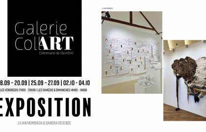 Facebook Post Galerie CollART Liliane Mombach et Sandra Resende