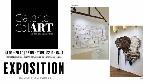 Facebook Post Galerie CollART Liliane Mombach et Sandra Resende